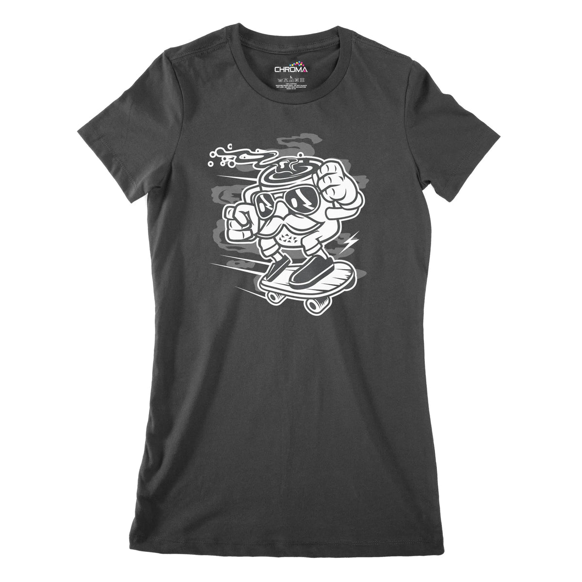 Coffee Dude Women's Classic Fitted T-Shirt Chroma Clothing