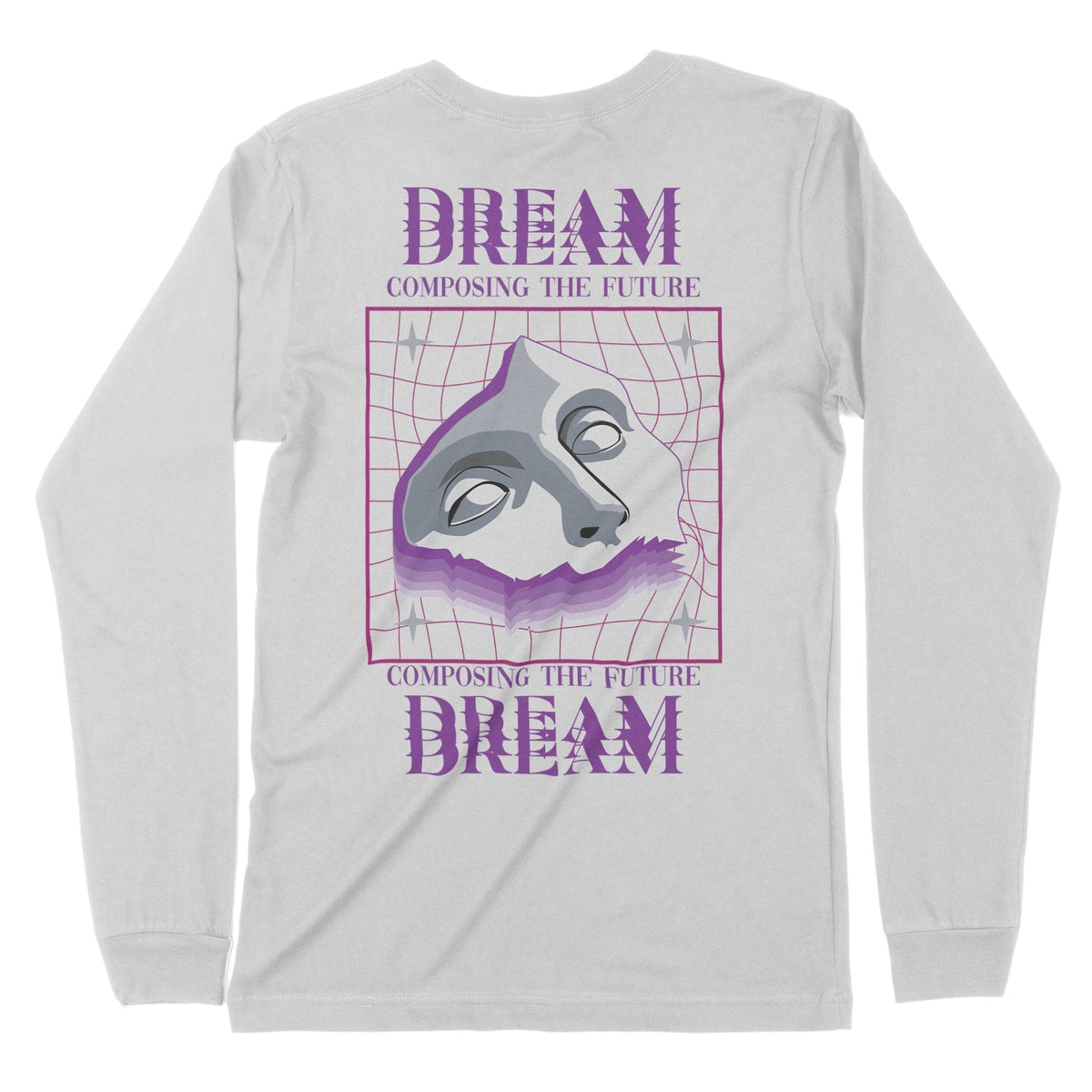 Composing The Future | Back Print | Long-Sleeve T-Shirt | Premium Qual Chroma Clothing