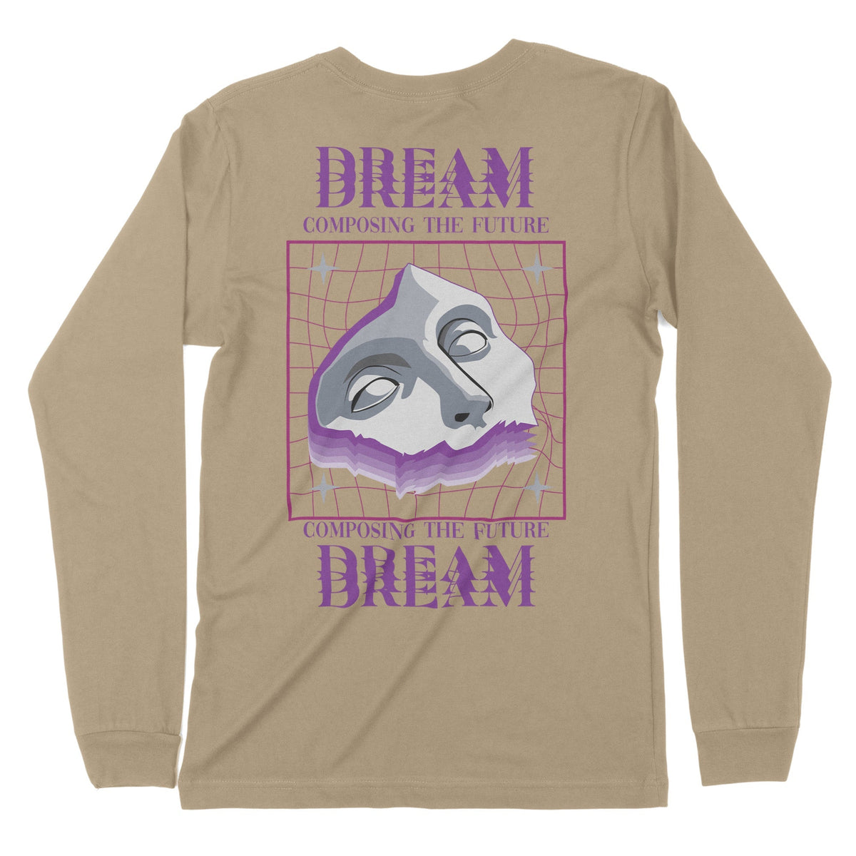 Composing The Future | Back Print | Long-Sleeve T-Shirt | Premium Qual Chroma Clothing