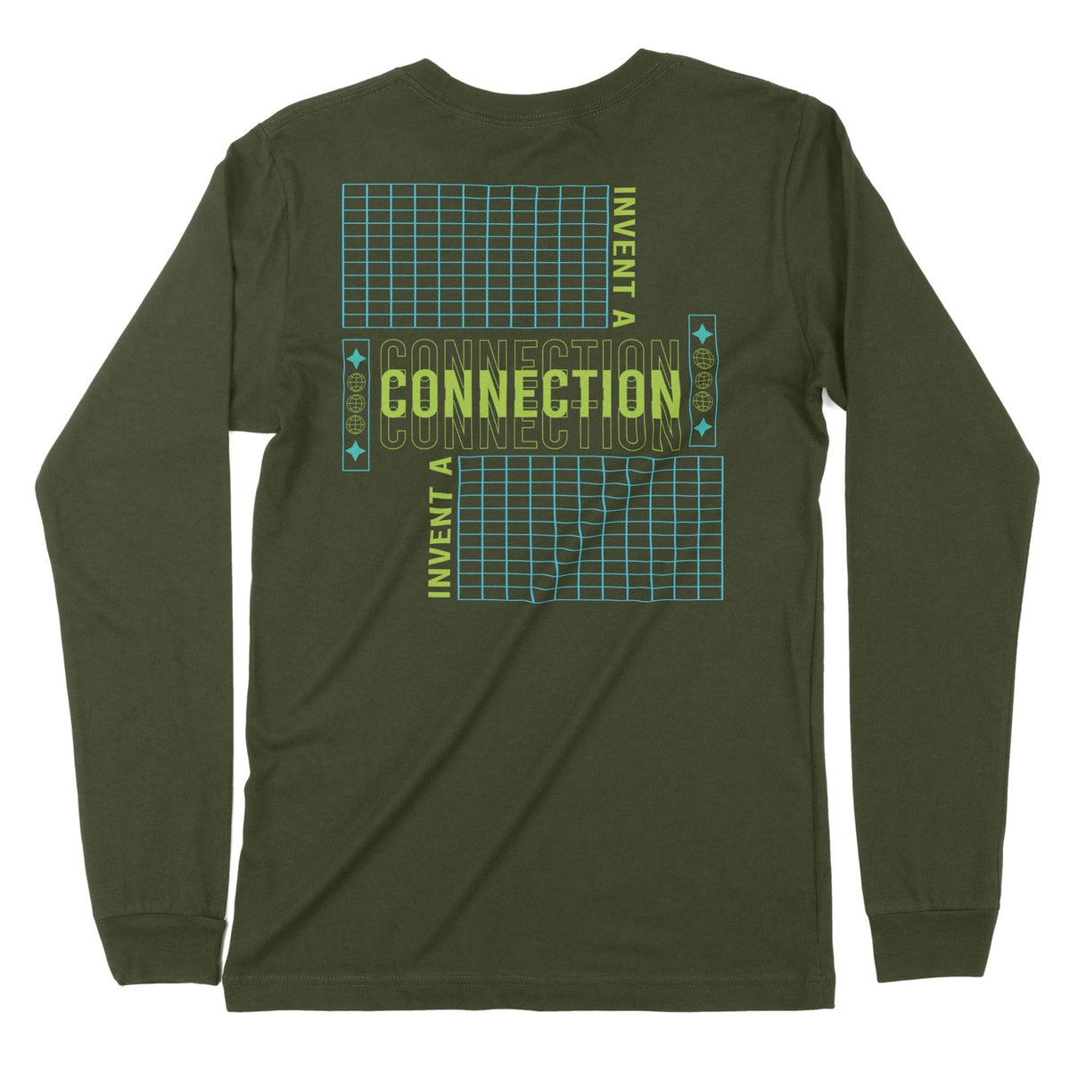 Connection | Back Print | Long-Sleeve T-Shirt | Premium Quality Street Chroma Clothing