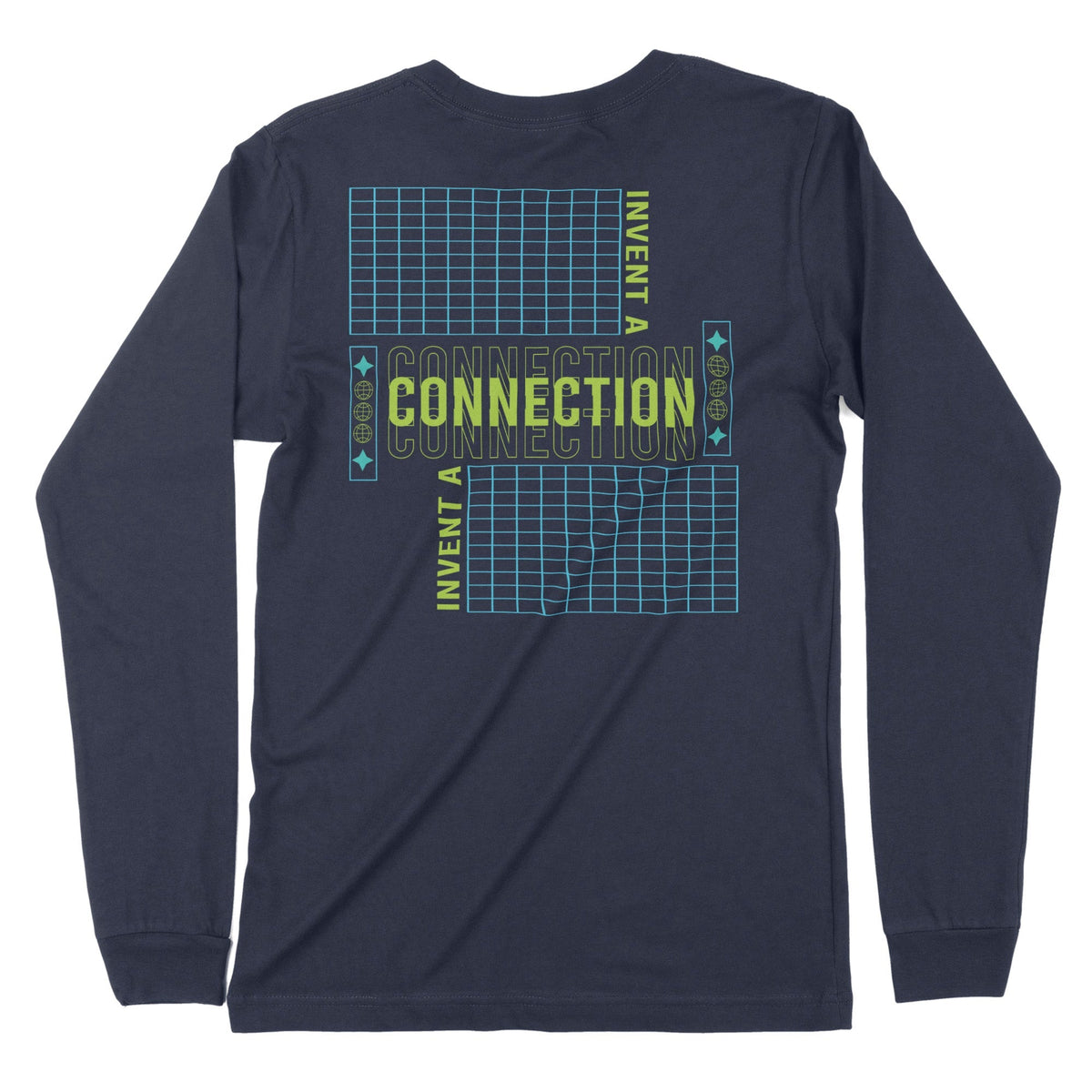 Connection | Back Print | Long-Sleeve T-Shirt | Premium Quality Street Chroma Clothing