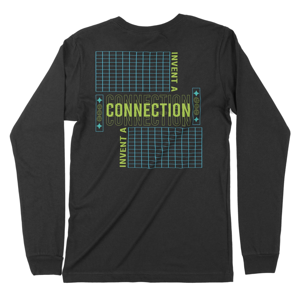 Connection | Back Print | Long-Sleeve T-Shirt | Premium Quality Street Chroma Clothing