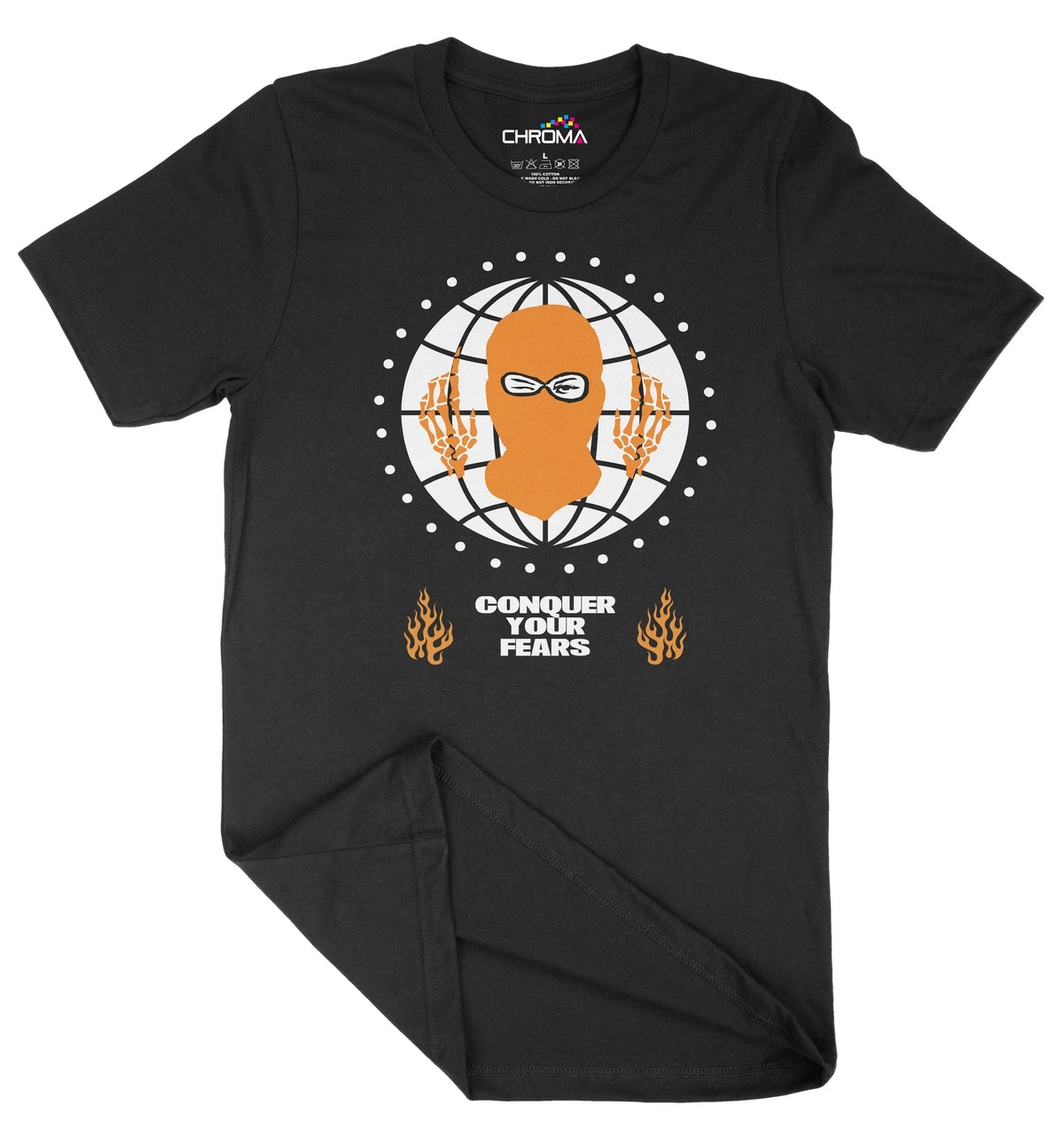 Conquer Your Fears Unisex Adult T-Shirt | Premium Quality Streetwear Chroma Clothing