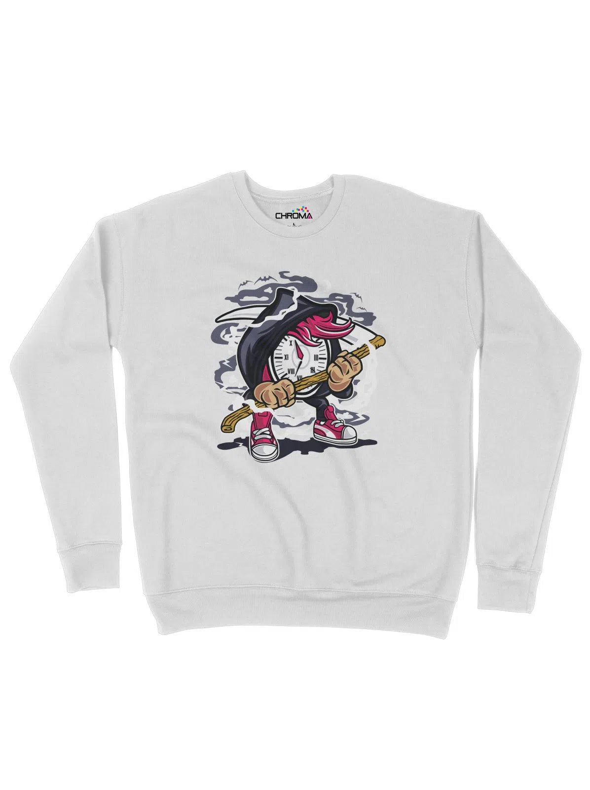 Cool Time Wizard Unisex Adult Sweatshirt Chroma Clothing