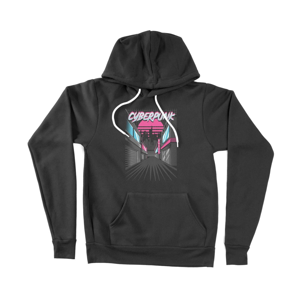 Cyberpunk City Unisex Adult Hoodie | Premium Quality Streetwear Chroma Clothing