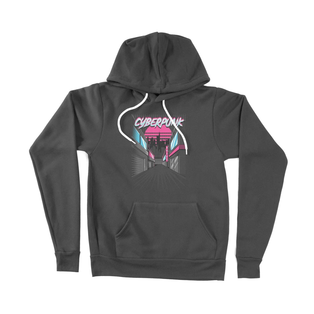 Cyberpunk City Unisex Adult Hoodie | Premium Quality Streetwear Chroma Clothing