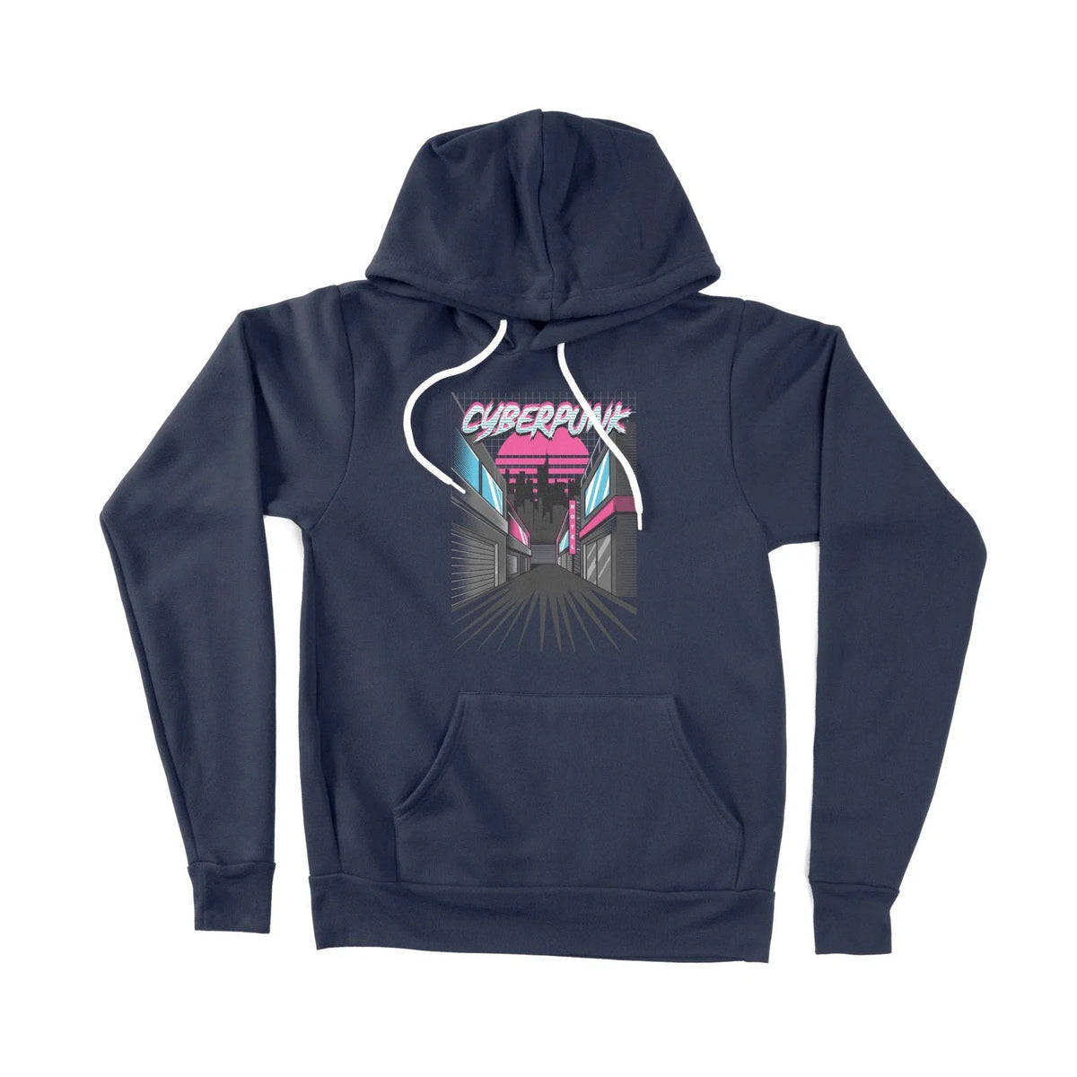 Cyberpunk City Unisex Adult Hoodie | Premium Quality Streetwear Chroma Clothing