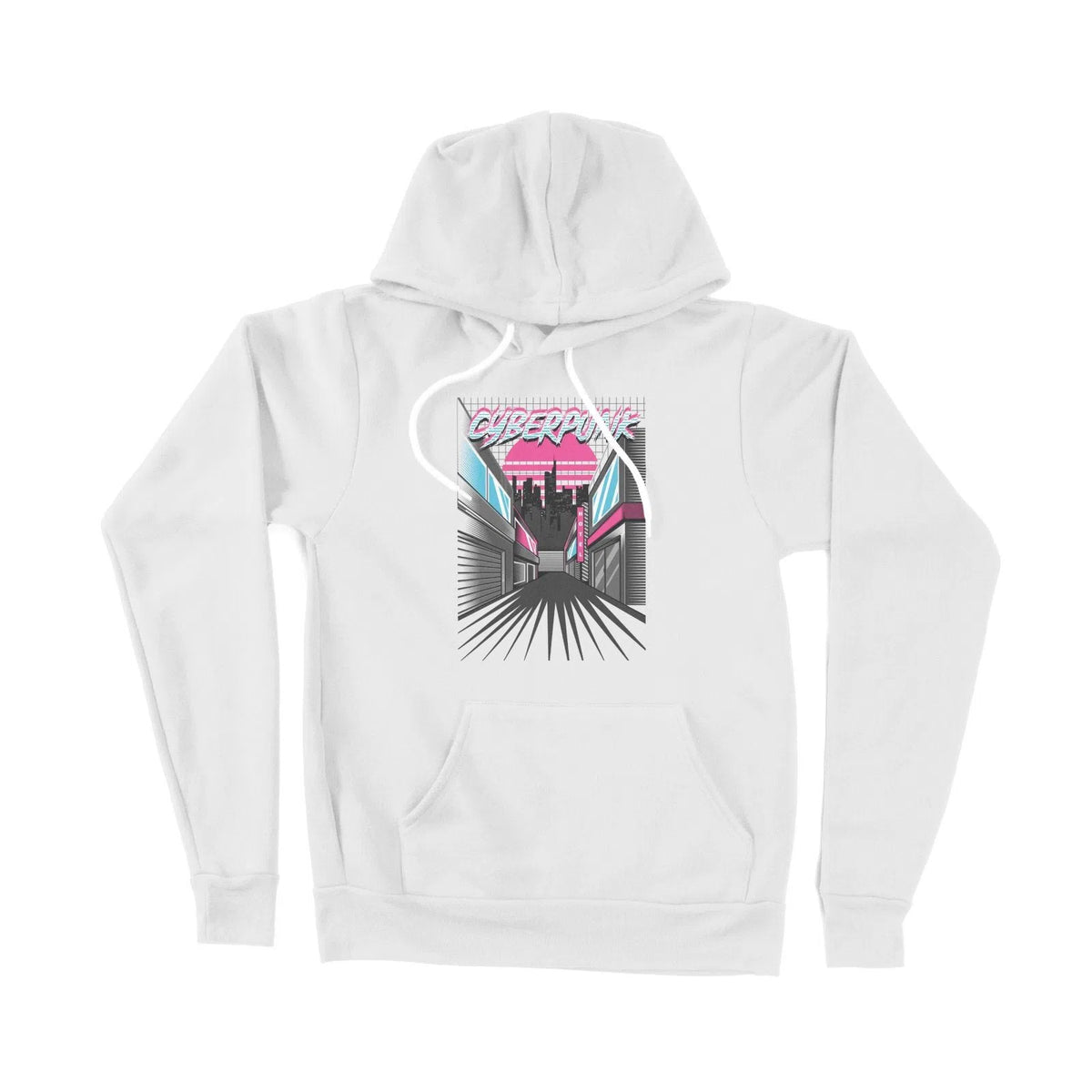 Cyberpunk City Unisex Adult Hoodie | Premium Quality Streetwear Chroma Clothing