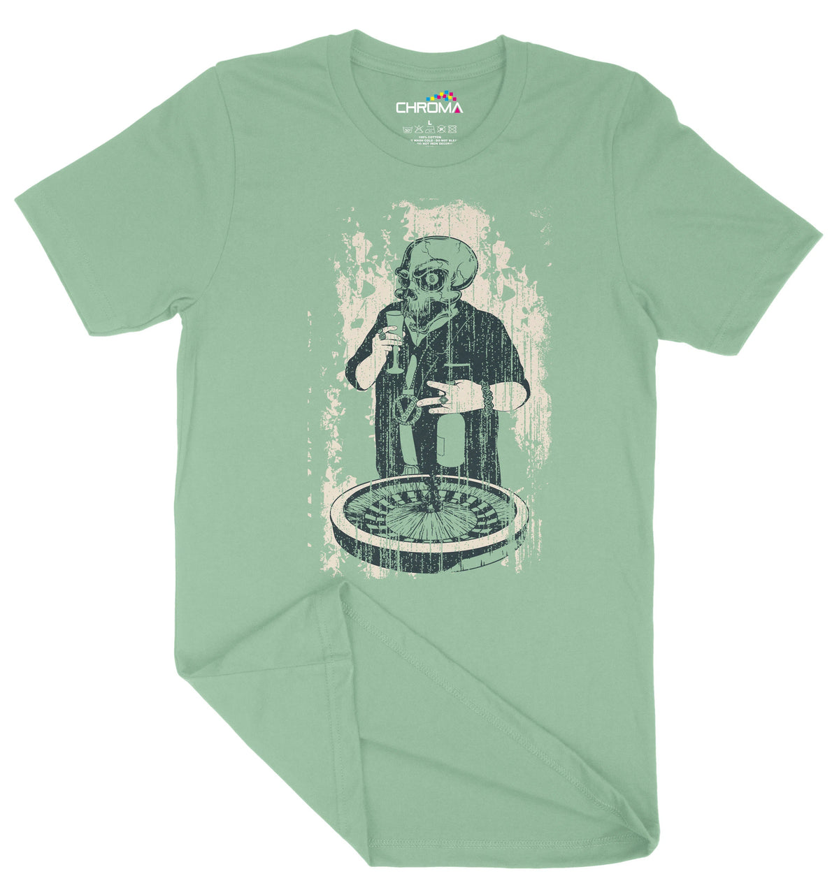 Devils Roulette Unisex Adult T-Shirt | Premium Quality Streetwear Chroma Clothing