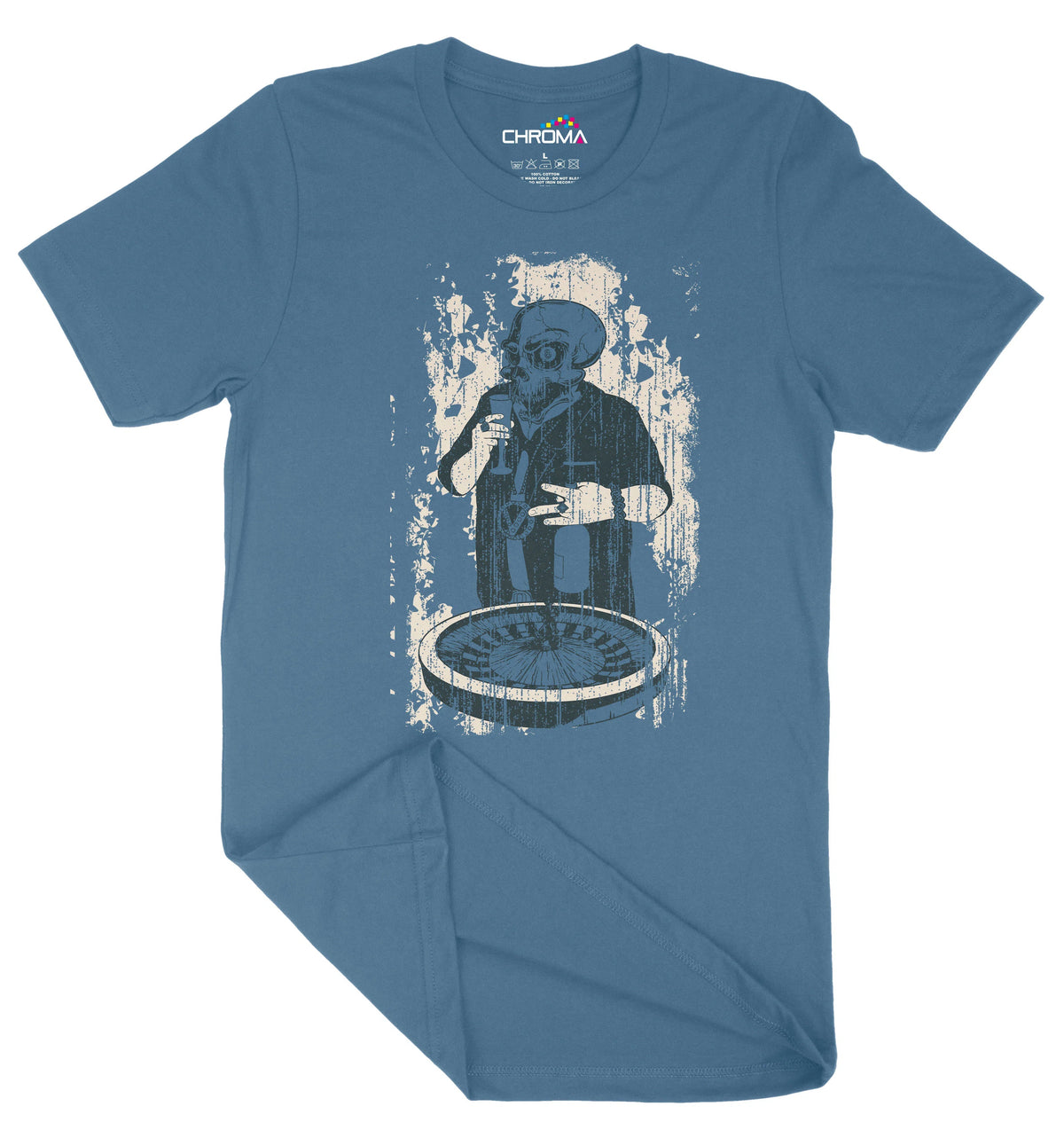 Devils Roulette Unisex Adult T-Shirt | Premium Quality Streetwear Chroma Clothing