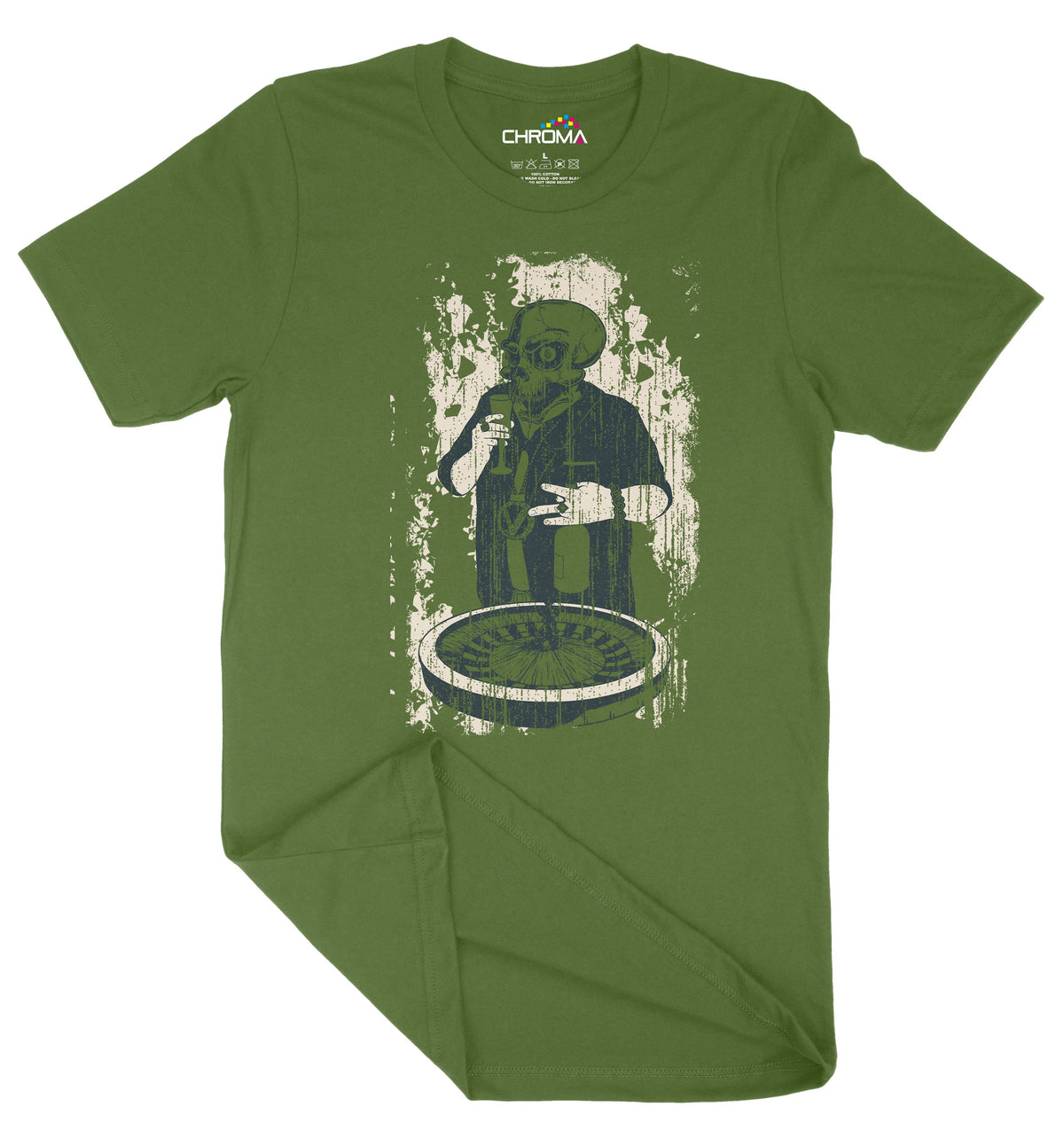 Devils Roulette Unisex Adult T-Shirt | Premium Quality Streetwear Chroma Clothing