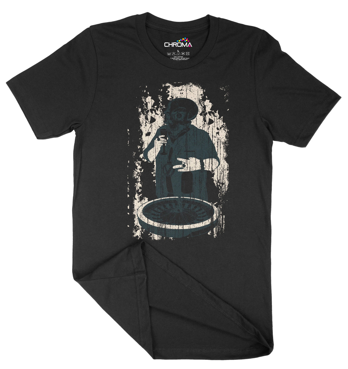 Devils Roulette Unisex Adult T-Shirt | Premium Quality Streetwear Chroma Clothing