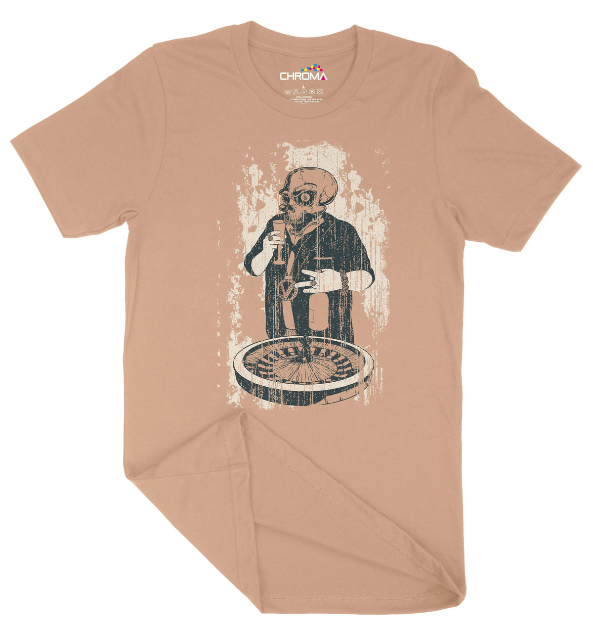Devils Roulette Unisex Adult T-Shirt | Premium Quality Streetwear Chroma Clothing