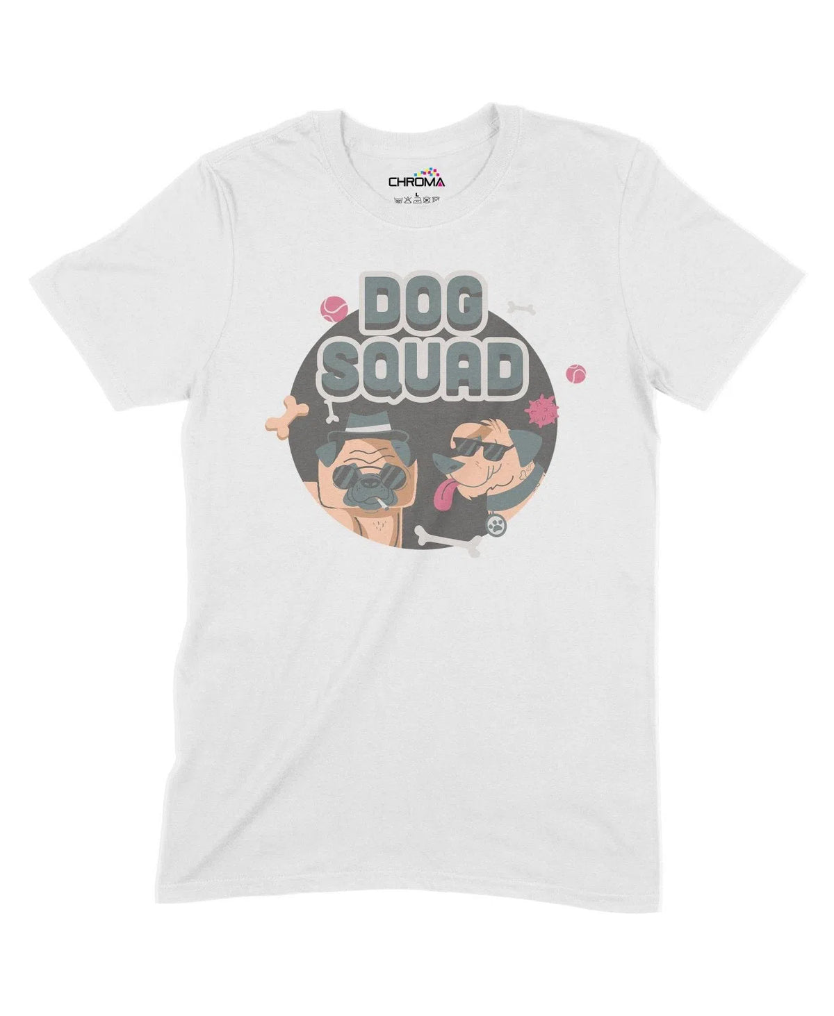 Dog Squad Unisex Adult T-Shirt Chroma Clothing
