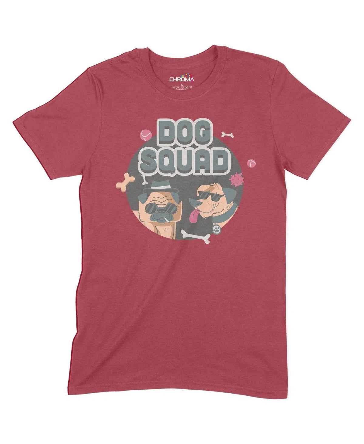 Dog Squad Unisex Adult T-Shirt Chroma Clothing