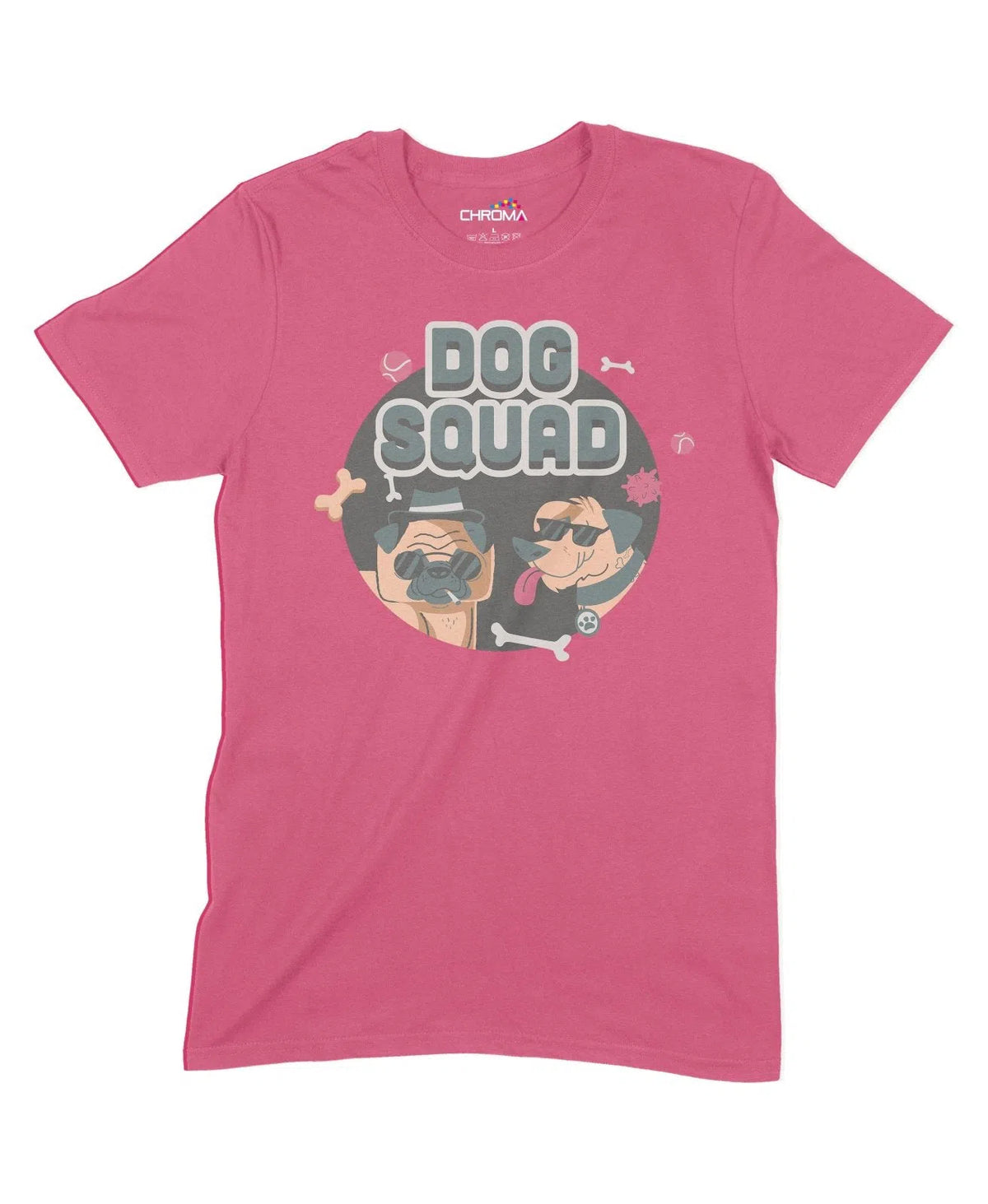 Dog Squad Unisex Adult T-Shirt Chroma Clothing