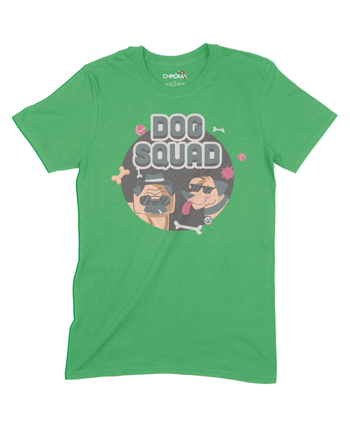 Dog Squad Unisex Adult T-Shirt Chroma Clothing