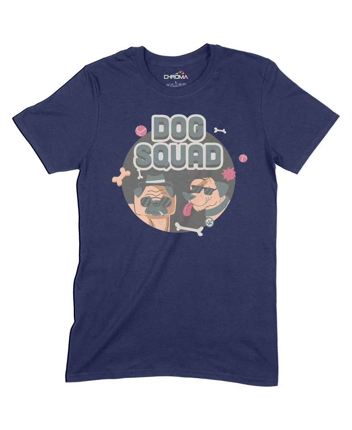 Dog Squad Unisex Adult T-Shirt Chroma Clothing