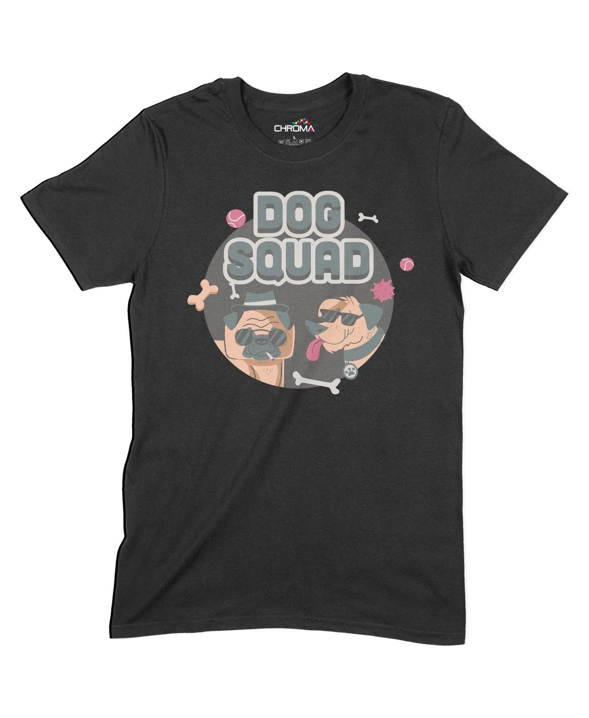 Dog Squad Unisex Adult T-Shirt Chroma Clothing