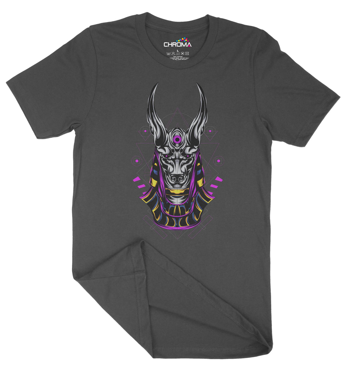 Egyptian Anubis Unisex Adult T-Shirt | Premium Quality Streetwear Chroma Clothing