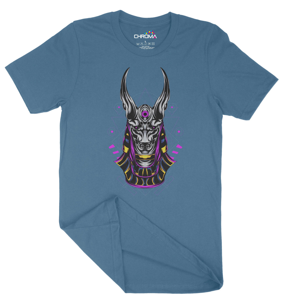 Egyptian Anubis Unisex Adult T-Shirt | Premium Quality Streetwear Chroma Clothing