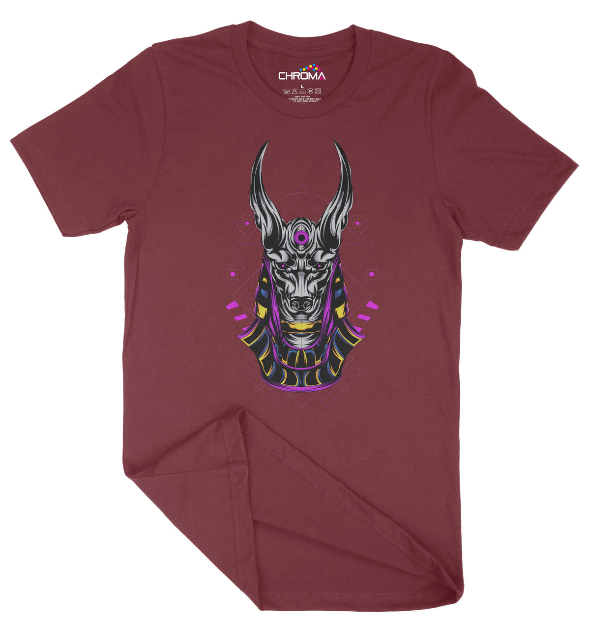 Egyptian Anubis Unisex Adult T-Shirt | Premium Quality Streetwear Chroma Clothing