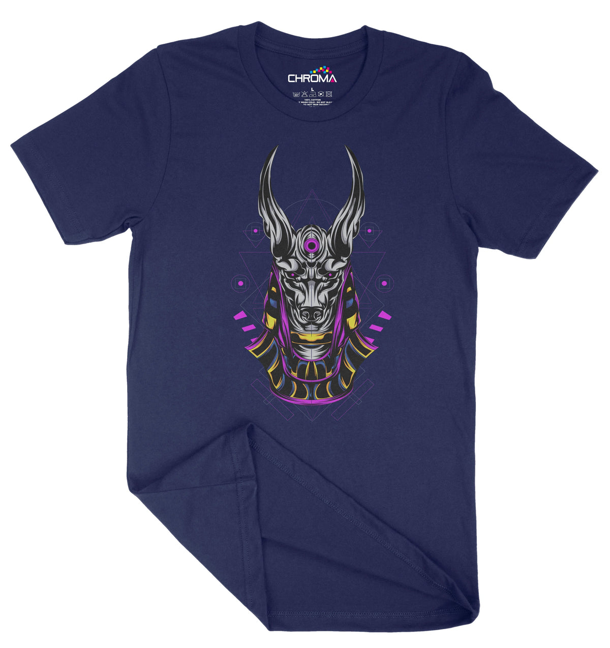 Egyptian Anubis Unisex Adult T-Shirt | Premium Quality Streetwear Chroma Clothing