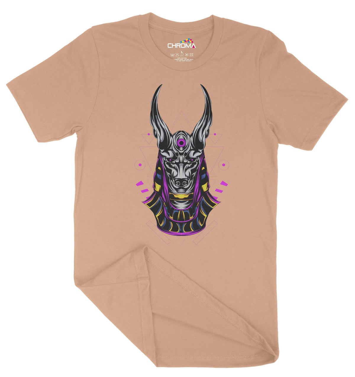 Egyptian Anubis Unisex Adult T-Shirt | Premium Quality Streetwear Chroma Clothing
