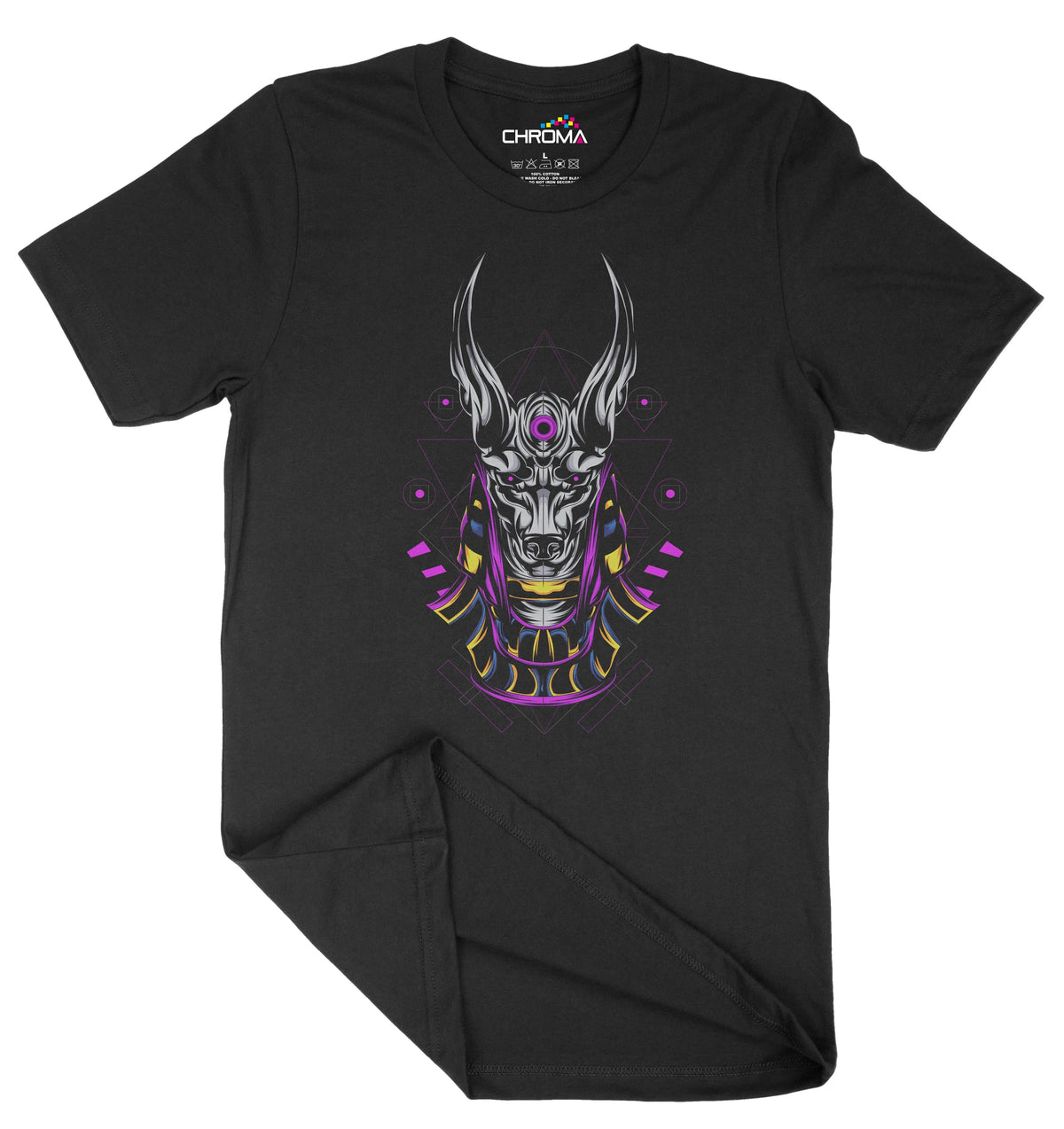 Egyptian Anubis Unisex Adult T-Shirt | Premium Quality Streetwear Chroma Clothing