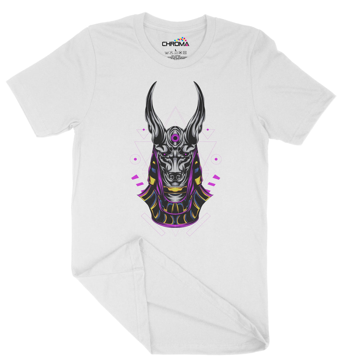 Egyptian Anubis Unisex Adult T-Shirt | Premium Quality Streetwear Chroma Clothing
