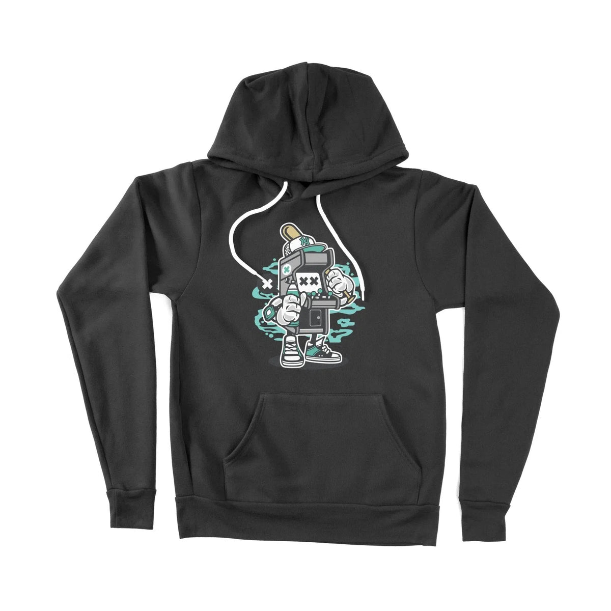 Funky Gamer Cabinet Retro Unisex Adult Hoodie | Premium Quality Street Chroma Clothing