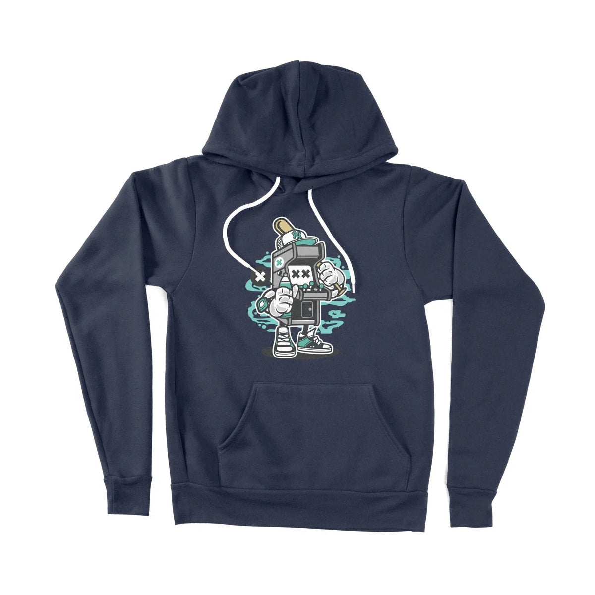 Funky Gamer Cabinet Retro Unisex Adult Hoodie | Premium Quality Street Chroma Clothing