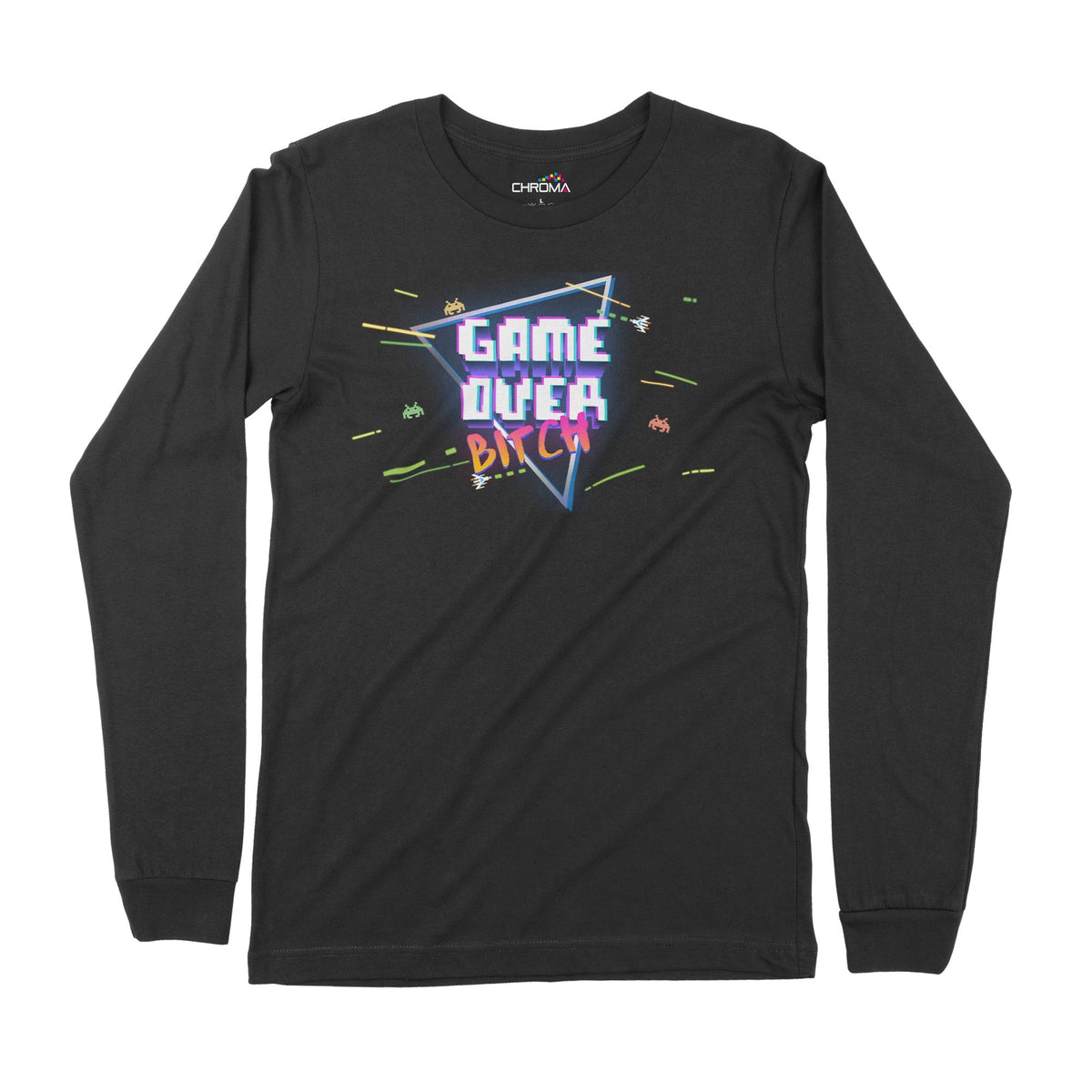 Game Over Bitch | Long-Sleeve T-Shirt | Premium Quality Streetwear Chroma Clothing