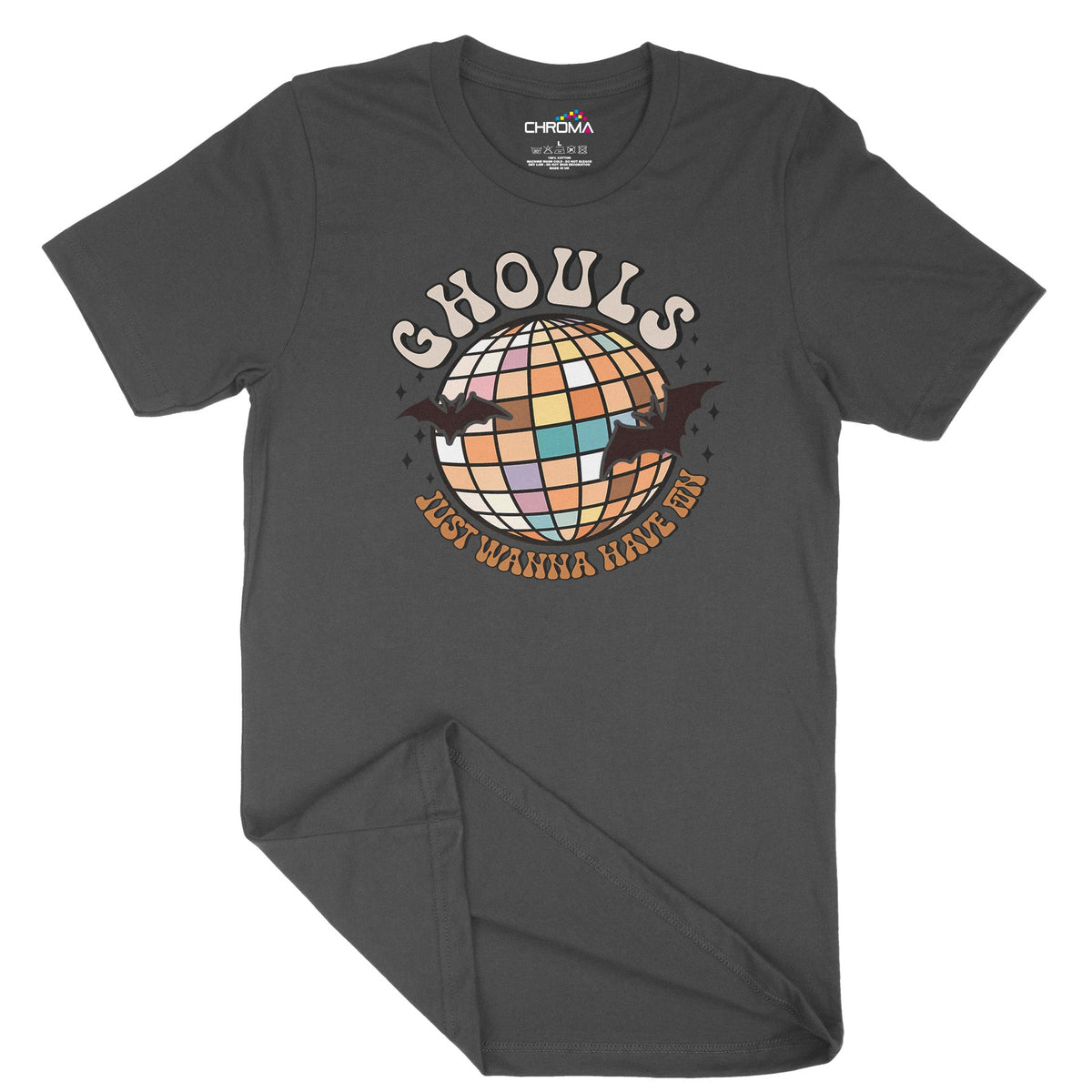 Ghouls Just Wanna Have Fun Unisex Adult T-Shirt | Premium Halloween Cl Chroma Clothing