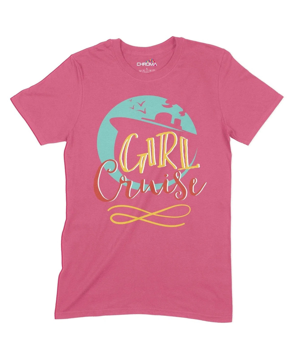 Girl Cruise Unisex Adult T-Shirt Chroma Clothing