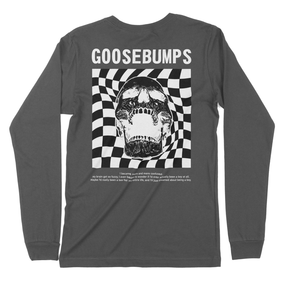 Goosebumps | Back Print | Long-Sleeve T-Shirt | Premium Quality Street Chroma Clothing