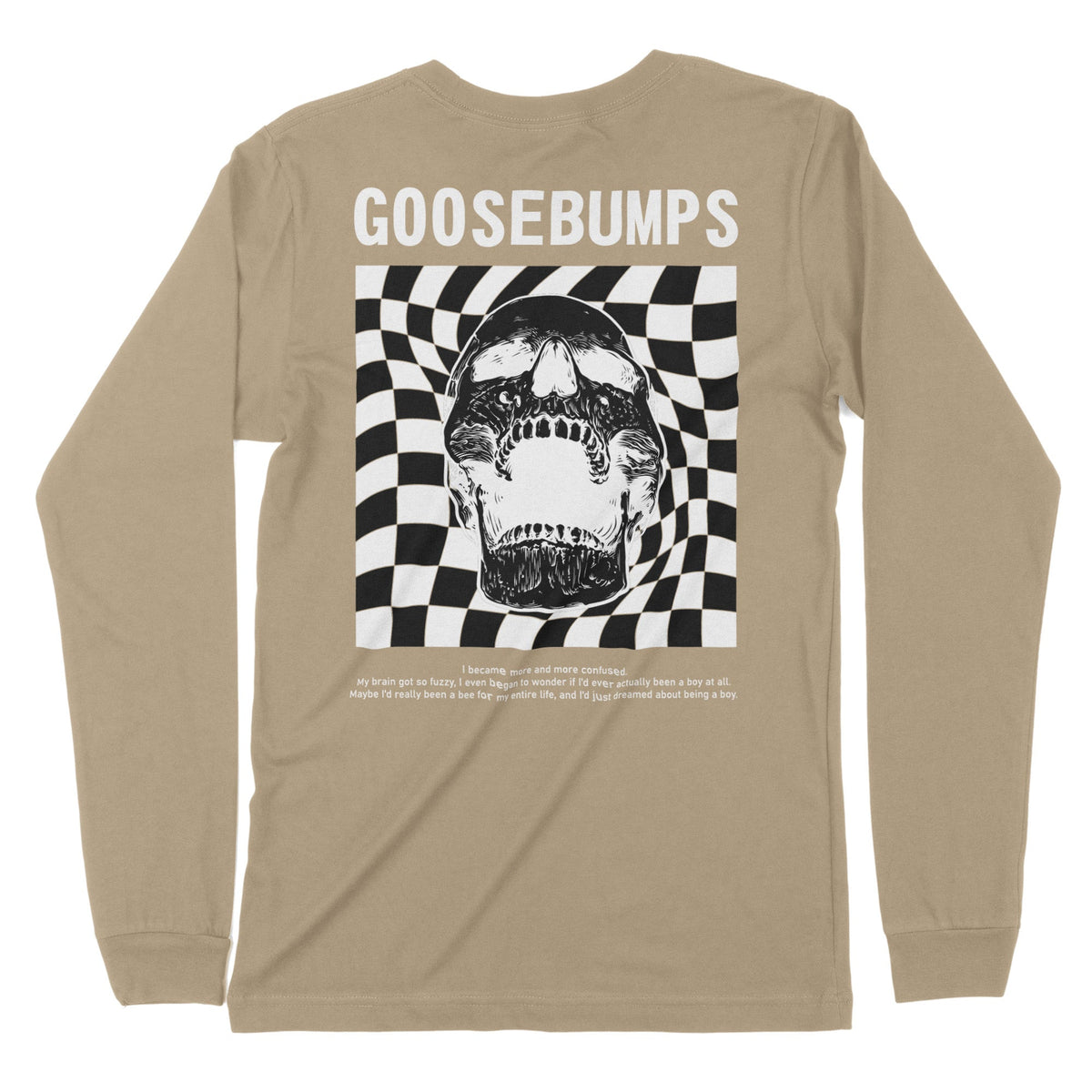 Goosebumps | Back Print | Long-Sleeve T-Shirt | Premium Quality Street Chroma Clothing