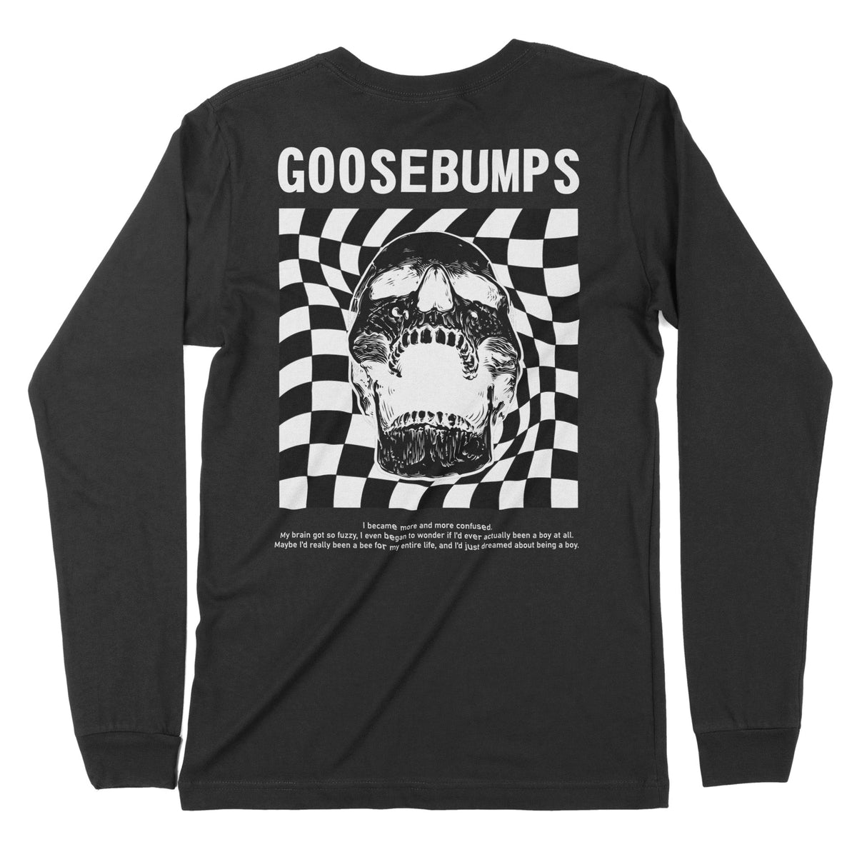 Goosebumps | Back Print | Long-Sleeve T-Shirt | Premium Quality Street Chroma Clothing