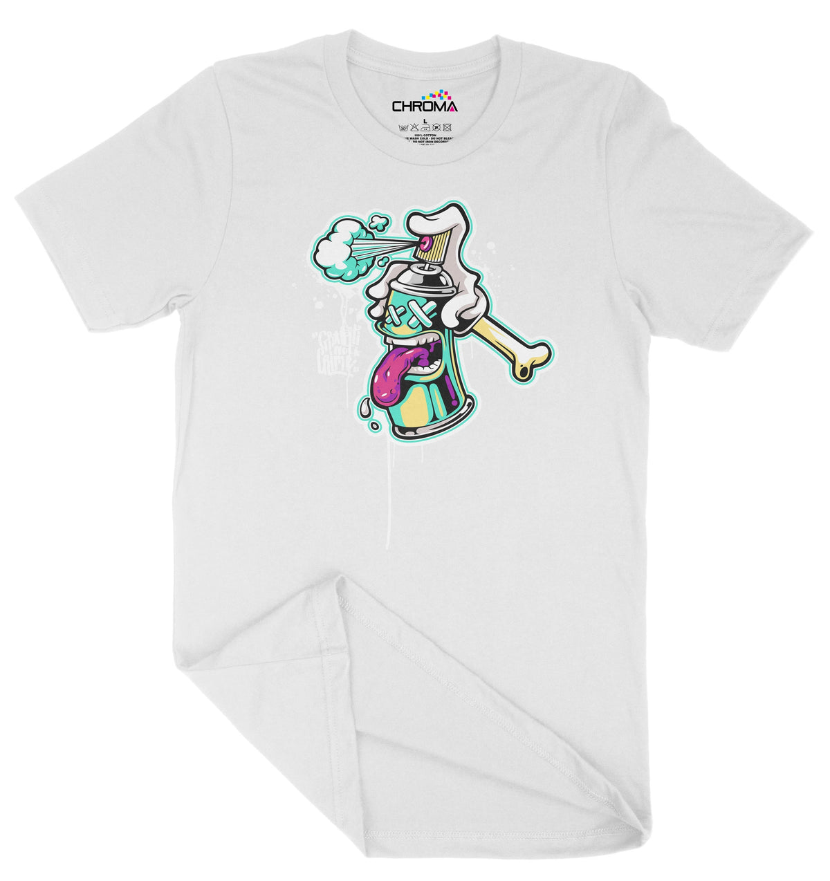 Graffiti Is Not A Crime Unisex Adult T-Shirt | Premium Quality Streetw Chroma Clothing