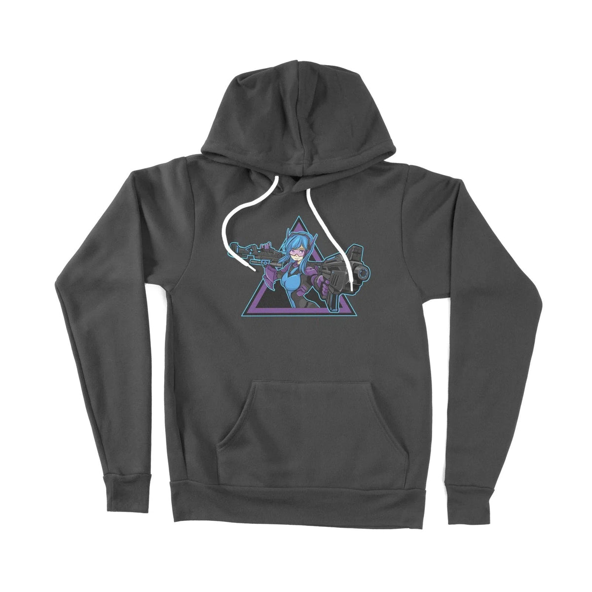 Gun Girl Anime Cyberpunk Unisex Adult Hoodie | Premium Quality Streetw Chroma Clothing