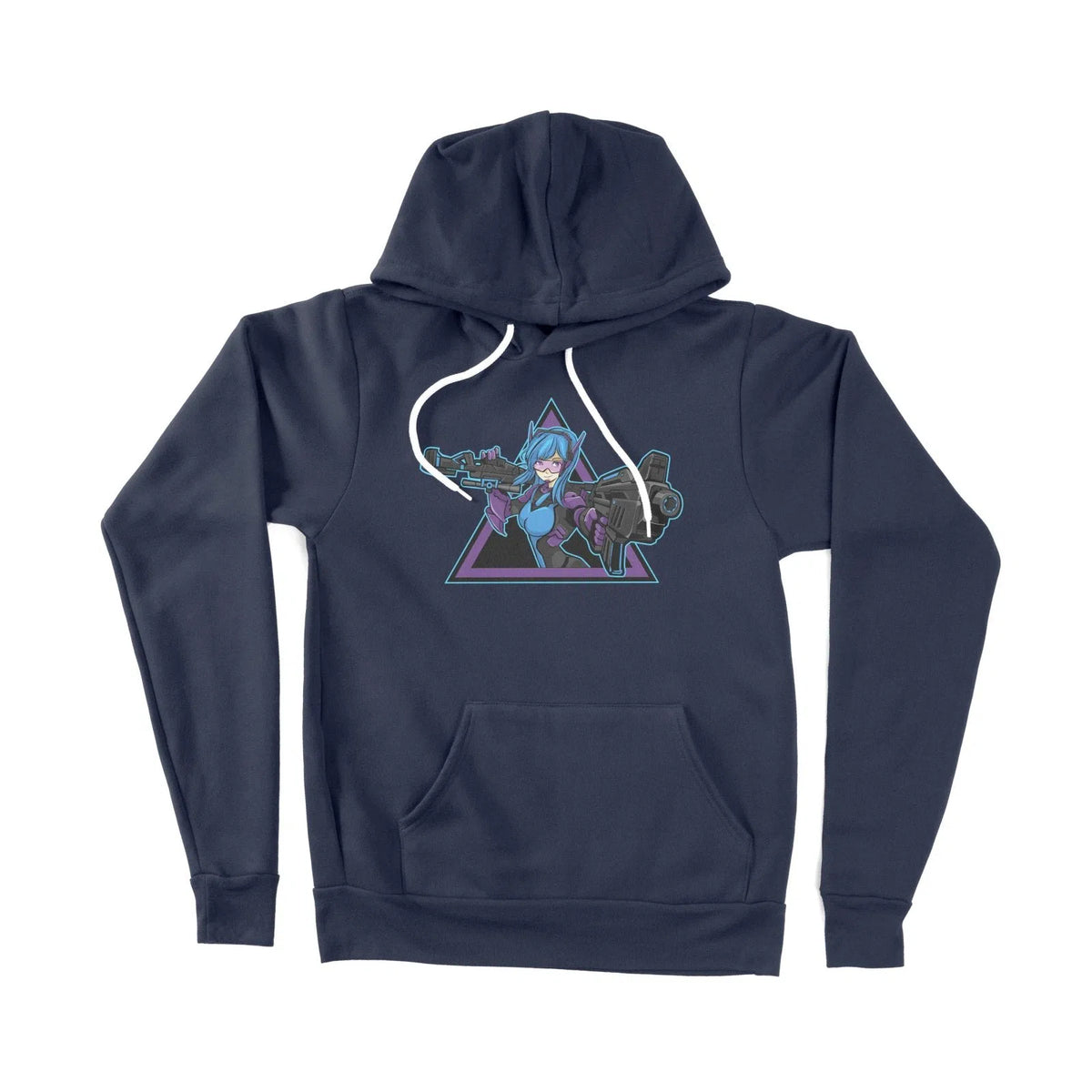 Gun Girl Anime Cyberpunk Unisex Adult Hoodie | Premium Quality Streetw Chroma Clothing