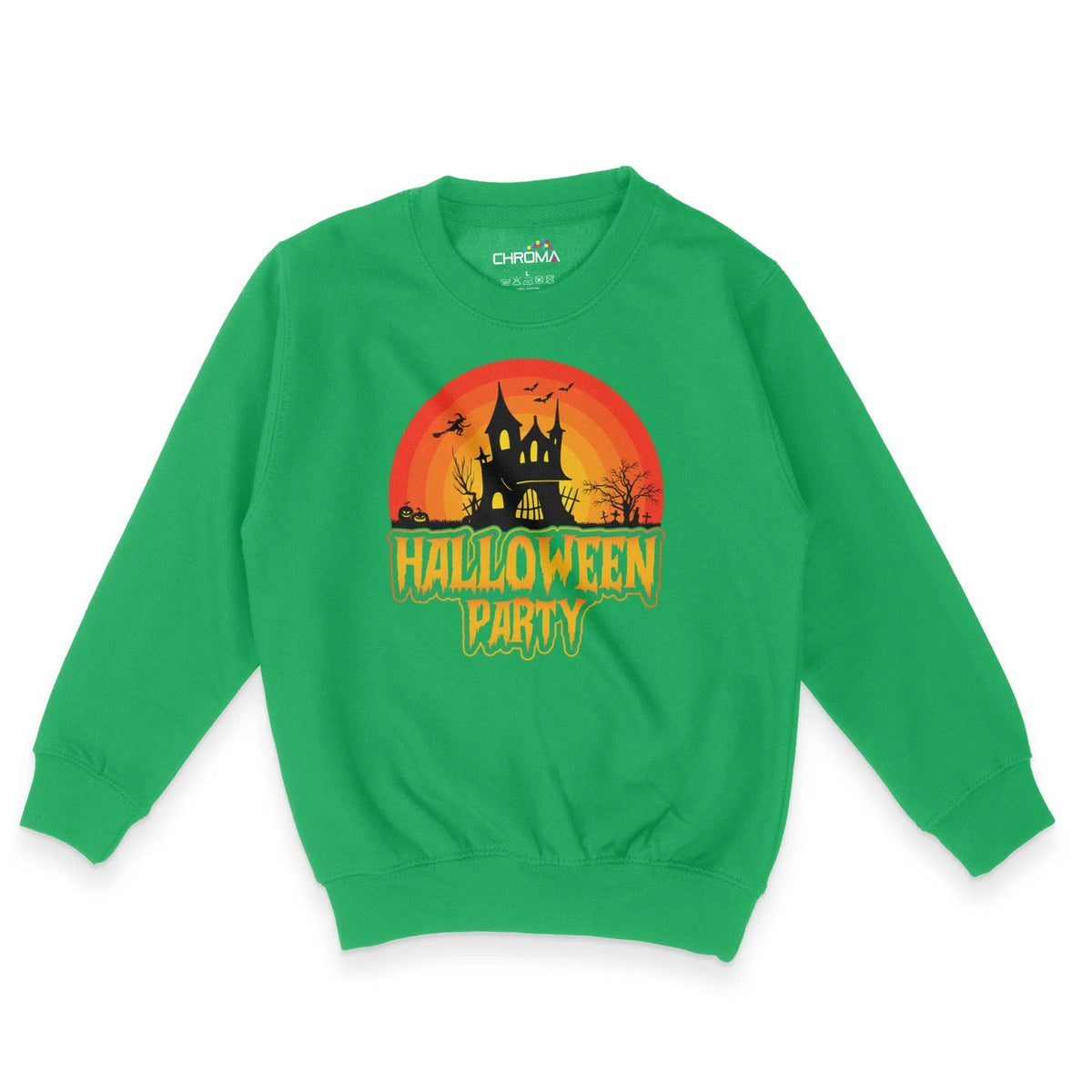 Halloween Party Unisex Youth Sweatshirt | Premium Halloween Clothing Chroma Clothing