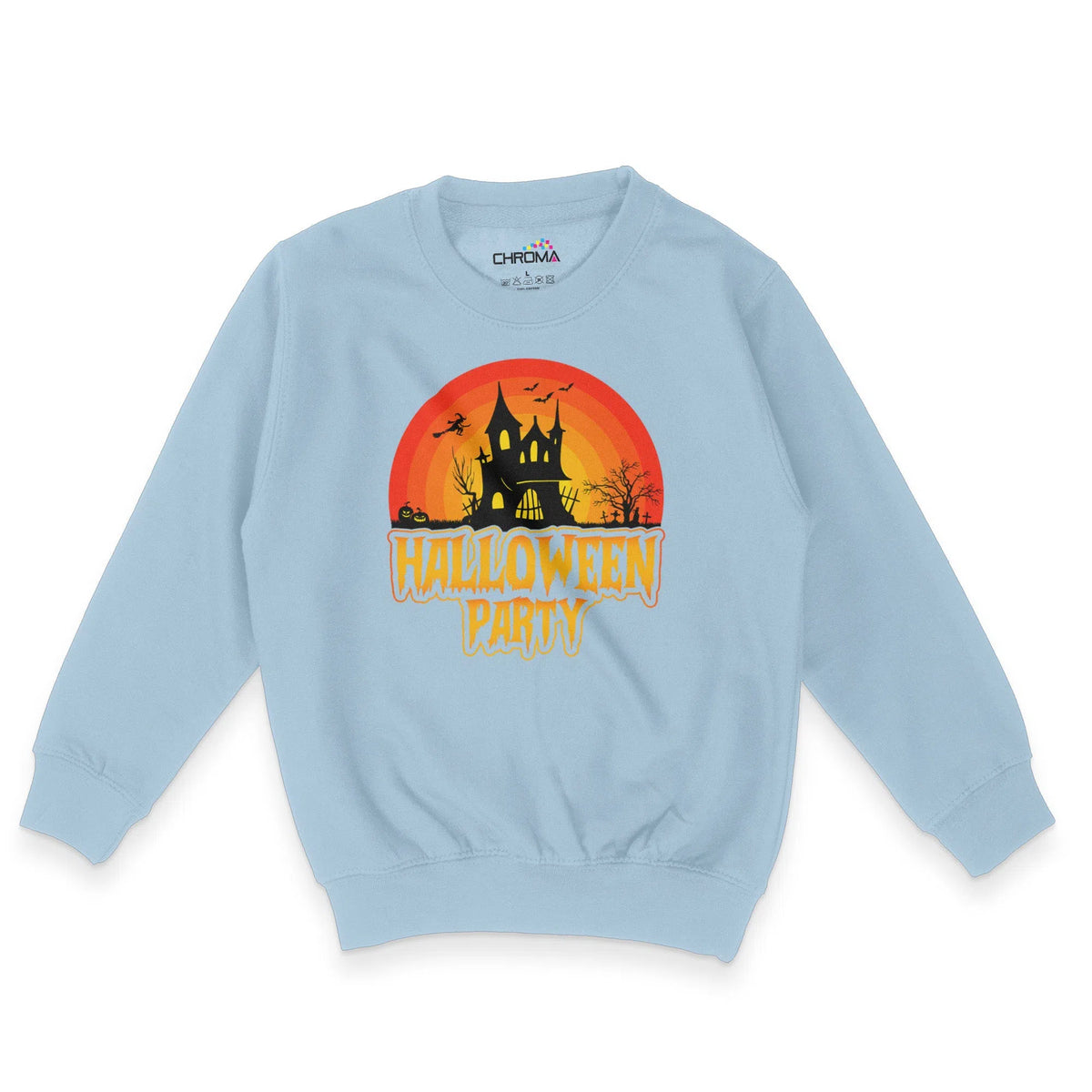 Halloween Party Unisex Youth Sweatshirt | Premium Halloween Clothing Chroma Clothing