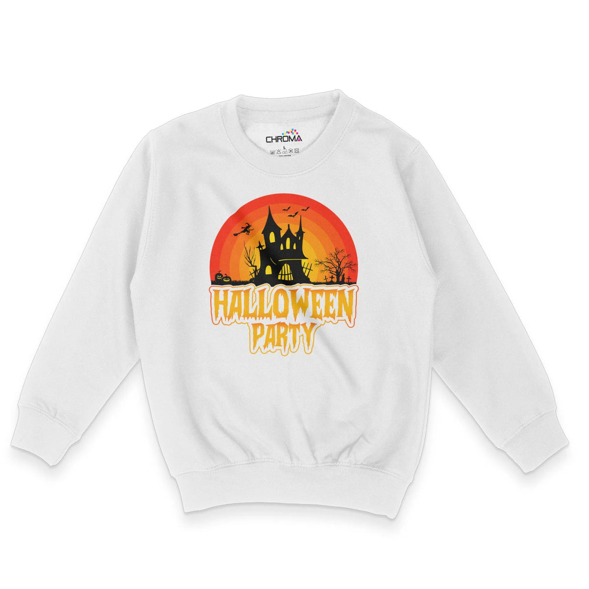 Halloween Party Unisex Youth Sweatshirt | Premium Halloween Clothing Chroma Clothing