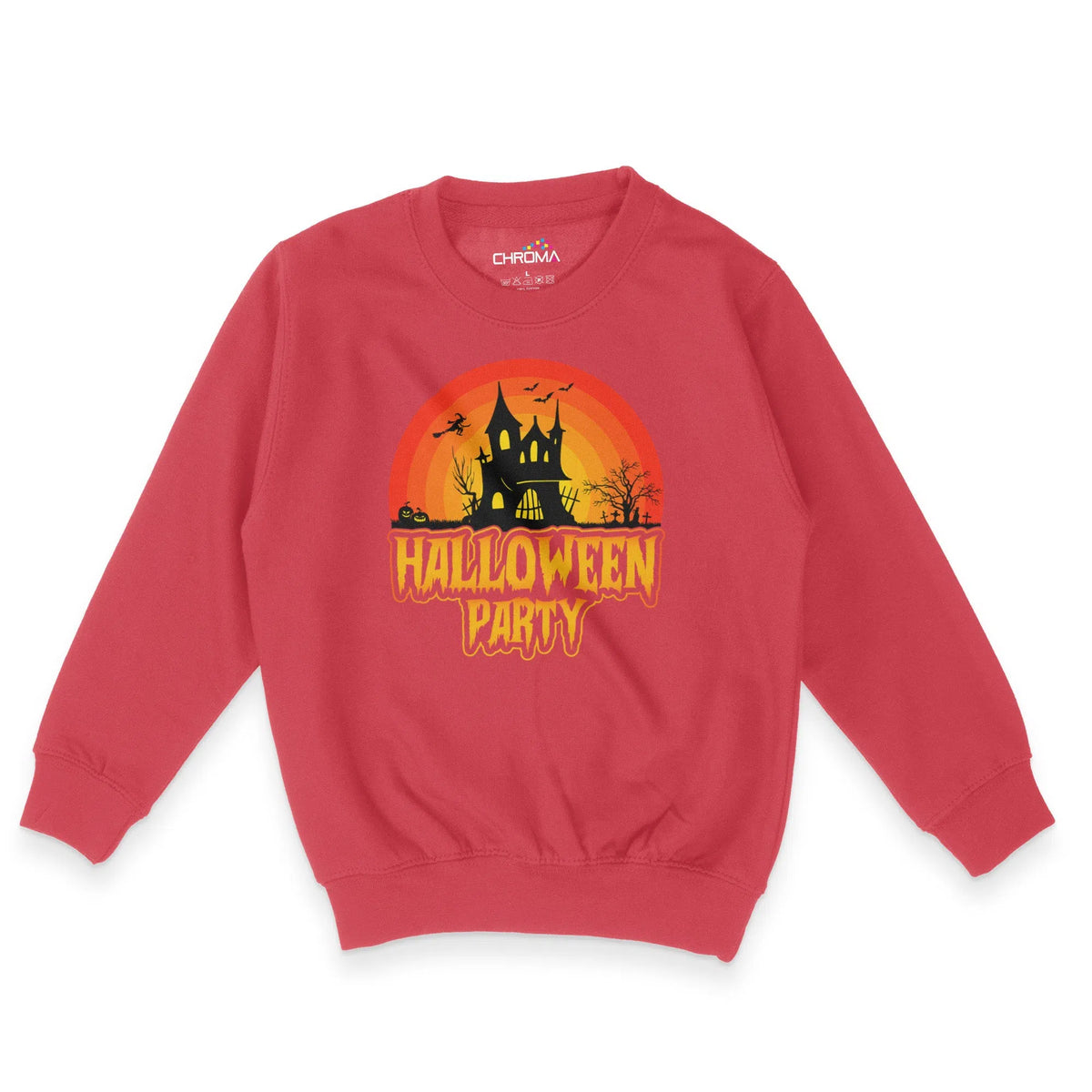 Halloween Party Unisex Youth Sweatshirt | Premium Halloween Clothing Chroma Clothing