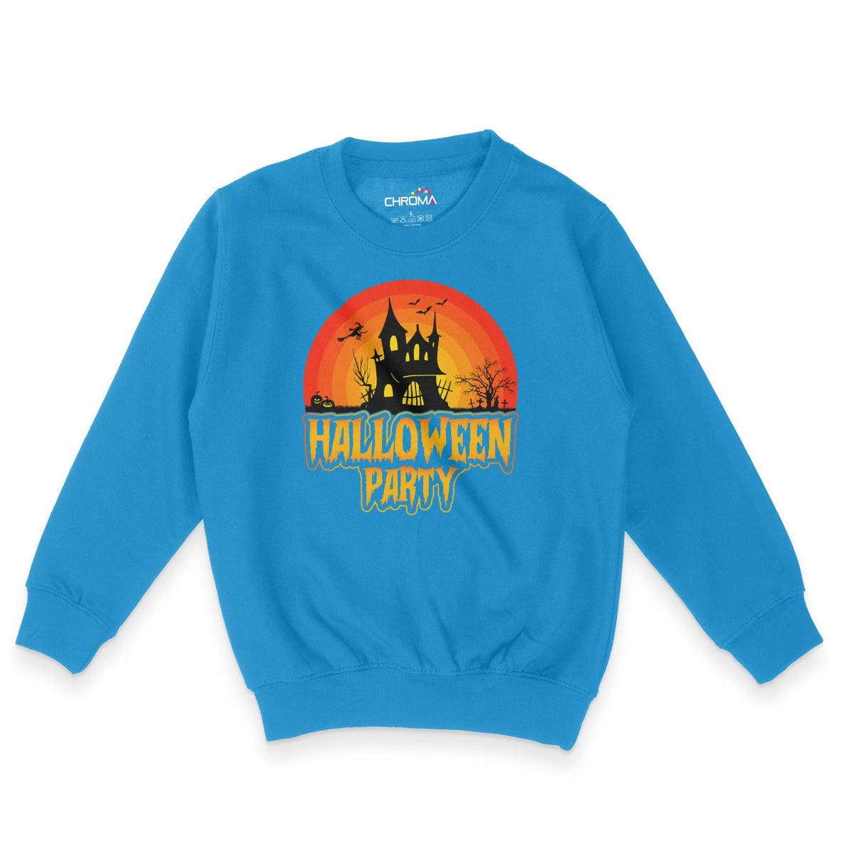 Halloween Party Unisex Youth Sweatshirt | Premium Halloween Clothing Chroma Clothing