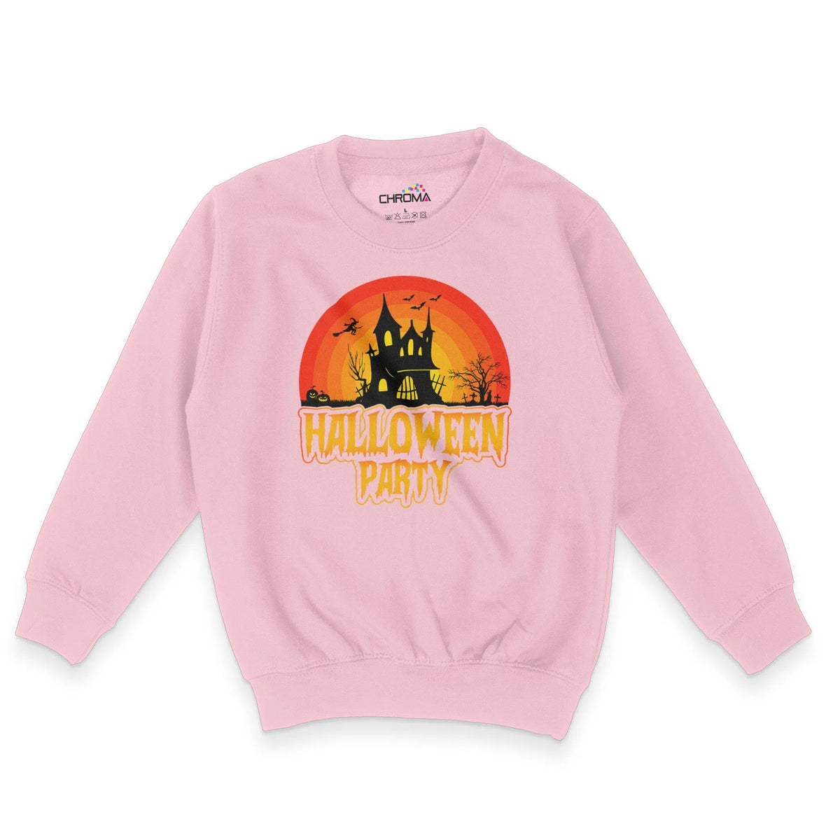 Halloween Party Unisex Youth Sweatshirt | Premium Halloween Clothing Chroma Clothing