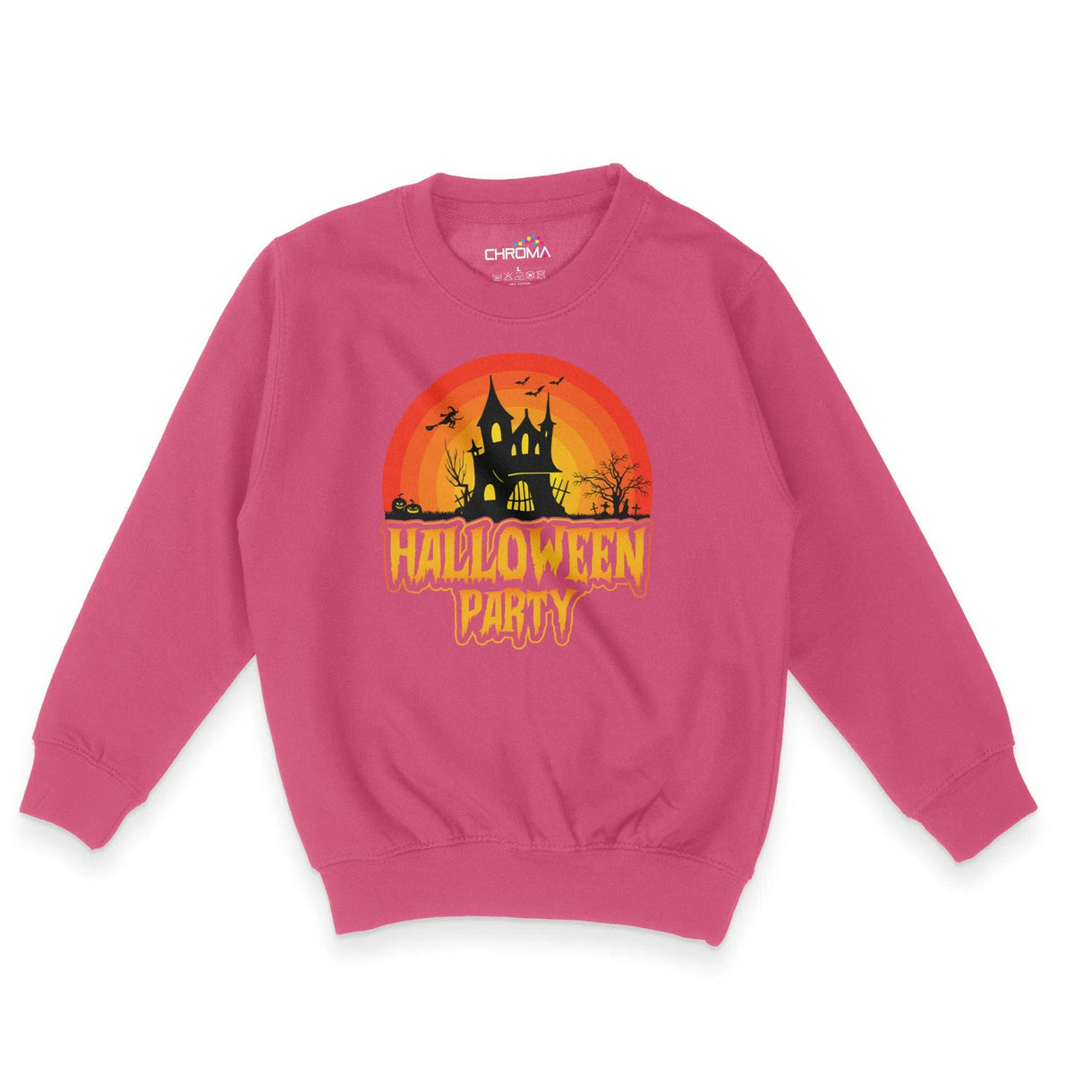 Halloween Party Unisex Youth Sweatshirt | Premium Halloween Clothing Chroma Clothing