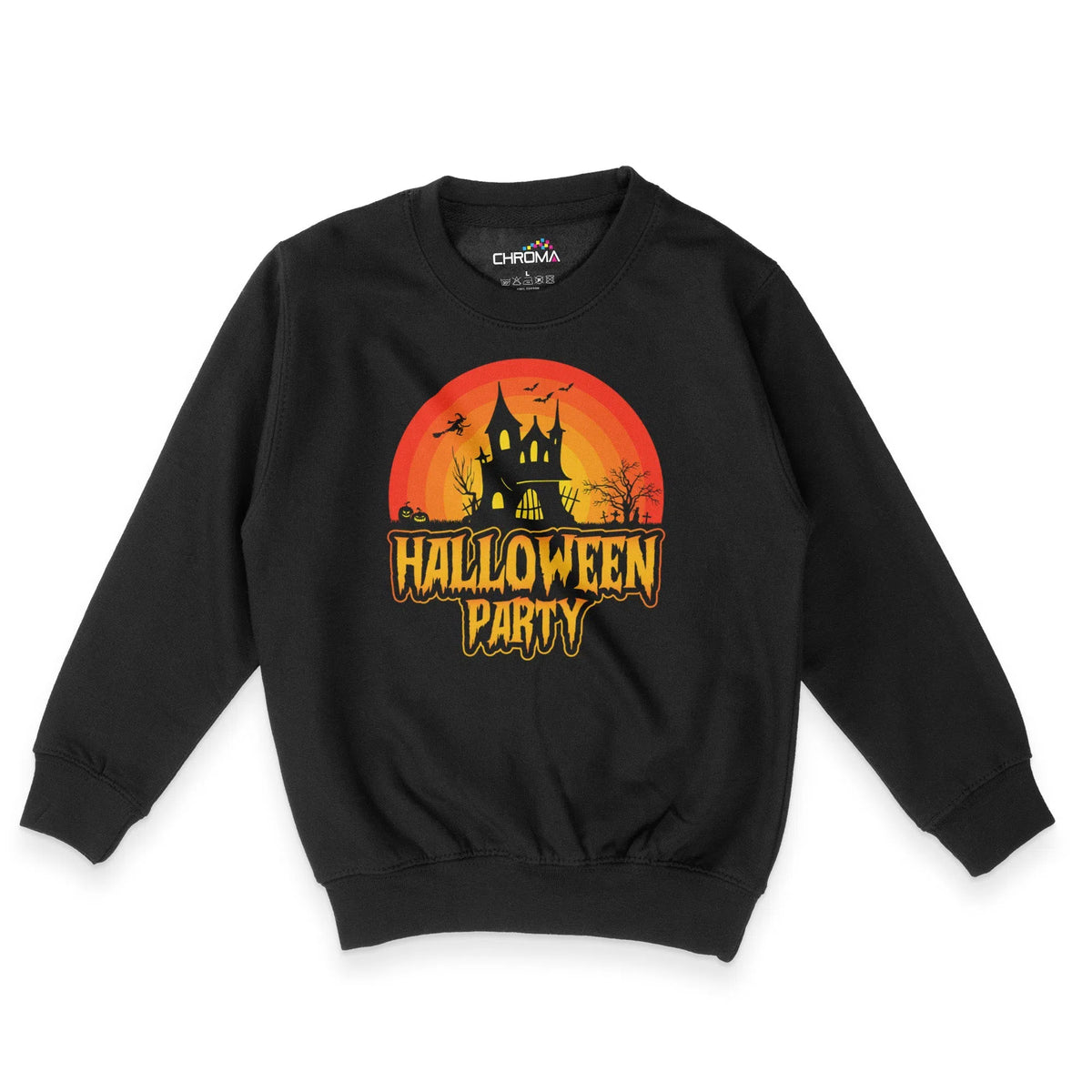 Halloween Party Unisex Youth Sweatshirt | Premium Halloween Clothing Chroma Clothing