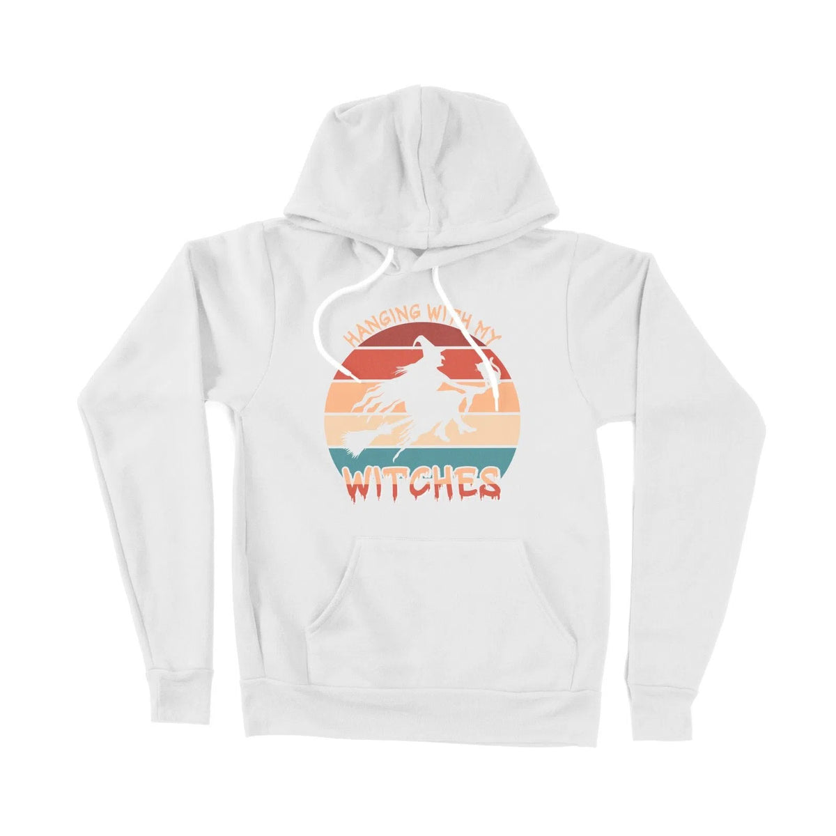Hanging With My Witches Halloween Unisex Adult Hoodie | Premium Hallow Chroma Clothing